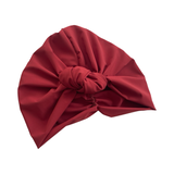 Maroon Prettied Adult Turban Head Wrap 