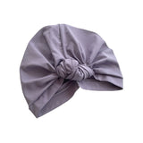 Dusky Lilac Front Knot Hair Turban