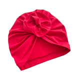 Red Retro Style Prettied Head Scarf