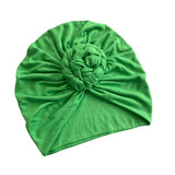 Green Chain Knot Ready Made Head Wrap