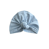 Light Blue Turban Hat for Women