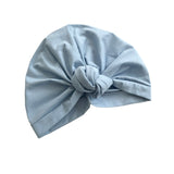 Light Blue Turban Hat for Women