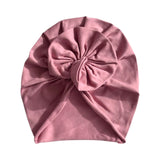 Dusky Pink Girl Rose Turban Hat