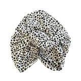 Spotted White Alopecia Turban Headwrap 