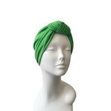 Bright Green Knot Hair Turban for Women