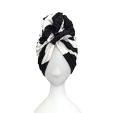  Pleated Stretch Satin Fabric Women's Hair Turban