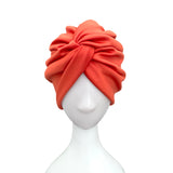Burnt Orange Twisted Turban Head Wrap Hat