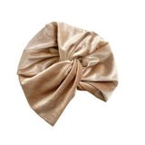 Champagne Velvet Vintage Style Turban