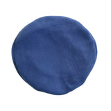 Chunky Denim Blue Fleece Beret for Women