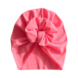 Neon Pink Baby Infant Toddler Rosette Turban