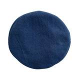 Light Navy Blue Fleece Beret for Women