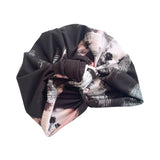 Black Stylish Fashion Turban Hat 