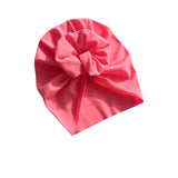 Neon Pink Baby Infant Toddler Rosette Turban