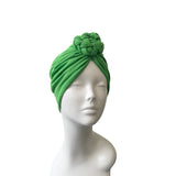 Green Chain Knot Ready Made Head Wrap