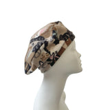 Dog Print Vintage Style Fashion Fleece Beret