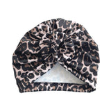 Cheetah Animal Print Retro Knot Turban Hat 