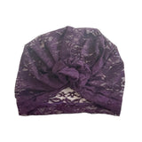 Thin Purple Lace Summer Head Wrap