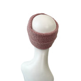 Dusky Pink Sherpa Fleece Earmuffs Headband