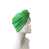 Green Chain Knot Ready Made Head Wrap