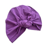 Purple Hair Loss Head Covering Hat