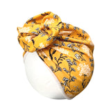 Yellow Floral Boho Baby Turban