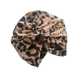 Soft Brown Twisted Turban Hat for Women