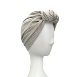 Light Grey Pre-tied Knot Head Wrap