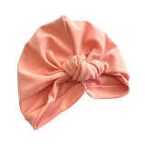 Blush Pink Stretchy Knotted Turban Hat