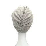 Light Grey Pre-tied Knot Head Wrap