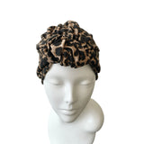 Leopard Cotton Prettied Adult Turban Head Scarf