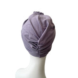 Dusky Lilac Front Knot Hair Turban