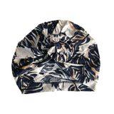 Handmade Leaves Pattern Turban Head Wrap