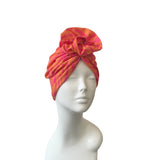 Ready Made Animal Print Rosette Turban Hat