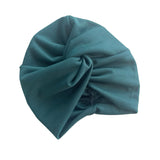 Petrol Blue Turban Head Wrap Hat