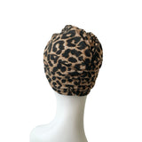 Leopard Cotton Prettied Adult Turban Head Scarf