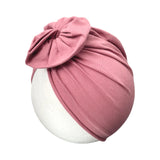 Dusky Pink Girl Rose Turban Hat