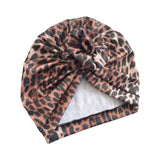 Leopard Prettied Adult Turban Head Scarf 