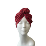 Thin Dark Red Ready Made Hat