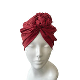 Thin Dark Red Ready Made Hat