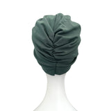 Bottle Green Knotted Turban Hat