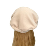 Beige 1930s Vintage Inspired Beret Hat