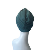 Petrol Blue Turban Head Wrap Hat