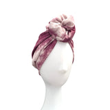 Wine and Pink Tie Dye Prettied Turban