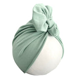 Pastel Mint Baby Girl Beanie Head Wrap