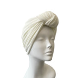 White Pre-Tied Women's Head Wrap