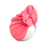 Neon Pink Baby Infant Toddler Rosette Turban