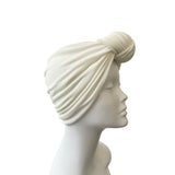 White Pre-Tied Women's Head Wrap