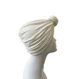 White Pre-Tied Women's Head Wrap