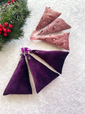 Pinkmas Velvet Christmas Tree Home Decor Set of 6