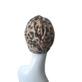 Soft Brown Twisted Turban Hat for Women